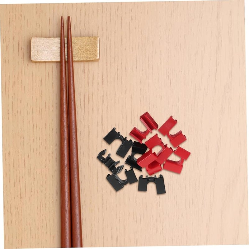 10 قطعة من موصلات تدريب عيدان الطعام البلاستيكية للمبتدئين وكبار السن سهلة الاستخدام - Image 4